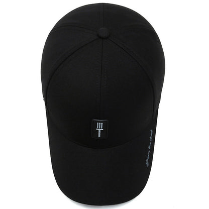 Luxury Black Baseball Cap - Premium Cotton, Adjustable Fit, Unisex Design, Ideal for Golf, Sports, Kpop Fans, and Gift-Giving - Stylish Trucker Hat for Men and Women