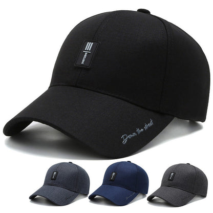 Luxury Black Baseball Cap - Premium Cotton, Adjustable Fit, Unisex Design, Ideal for Golf, Sports, Kpop Fans, and Gift-Giving - Stylish Trucker Hat for Men and Women