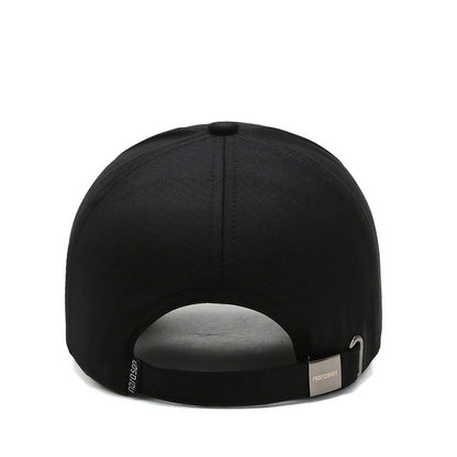 Luxury Black Baseball Cap - Premium Cotton, Adjustable Fit, Unisex Design, Ideal for Golf, Sports, Kpop Fans, and Gift-Giving - Stylish Trucker Hat for Men and Women