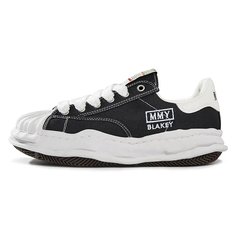 Men Women Casual shoes Maison Maisons Mihara Yasuhiro Black White Dissolved Shell Head MMY Shoes Thick Sole Youth Breathable Board Trainers