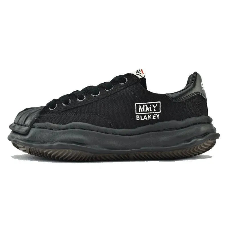 Men Women Casual shoes Maison Maisons Mihara Yasuhiro Black White Dissolved Shell Head MMY Shoes Thick Sole Youth Breathable Board Trainers