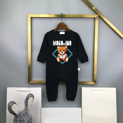 Luxury Newborn Jumpsuits Designer Baby Rompers New Born Romper Brand Girls Boys Clothes Kids Overalls Jumpsuit For Babies Bodysuit CSD2401151-6