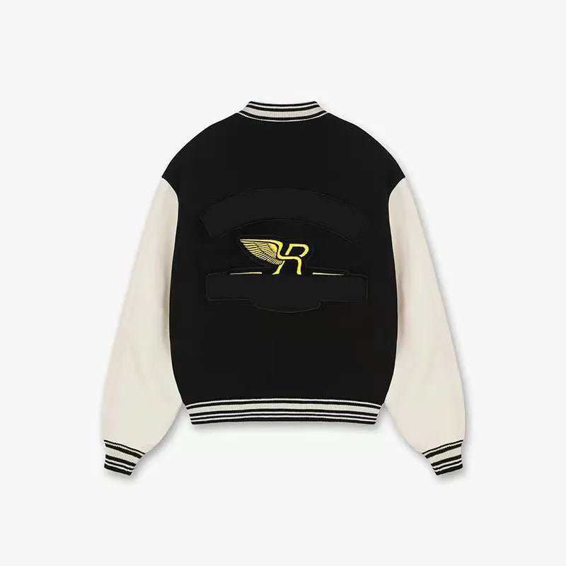 Men's jacket designer letters trendy zipper baseball suit simple and versatile casual college wind jacket spring and autumn women's windbreaker thin jacket