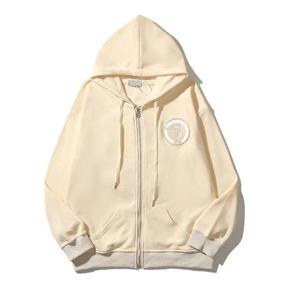 Men's jacket designer letters trendy zipper baseball suit simple and versatile casual college wind jacket spring and autumn women's windbreaker thin jacket