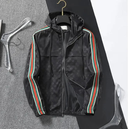 NEW Casual Mens Jacket Coat Caps Luxury designer bomber jacket High quality Letter Striped Jacket Autumn Fashion Outdoor Hoodies Coats Badge Windbreakers