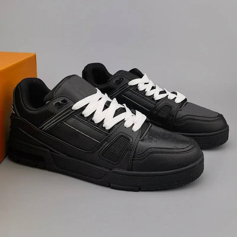 Designer Trainer Sneakers Mens Womens Shoe Casual Shoes Fashion Low Top Shoe Platform Leather Rubber Sloe Outdoor Shoes 36-45