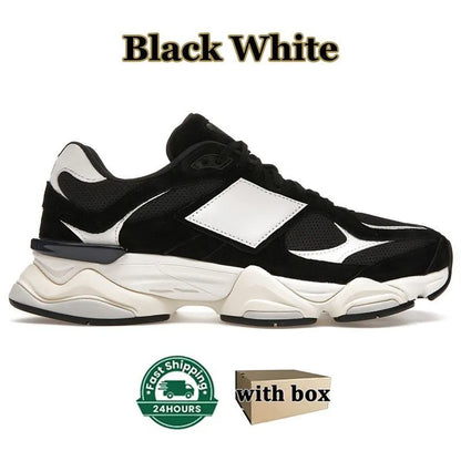 Wood with Sneakers Bricks Box Trainer OG Suede Running Shoes New 9060 Joe Freshgoods Men Women 2002r 1906R Designer Penny Cookie Pink Baby Shower Blue Arctic 960