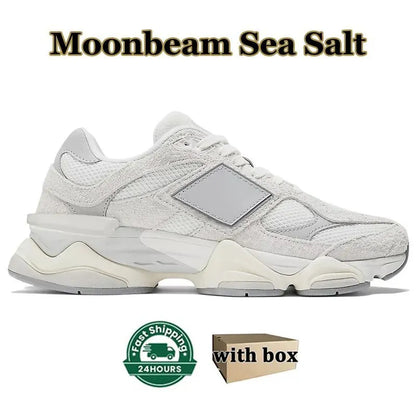 Wood with Sneakers Bricks Box Trainer OG Suede Running Shoes New 9060 Joe Freshgoods Men Women 2002r 1906R Designer Penny Cookie Pink Baby Shower Blue Arctic 960