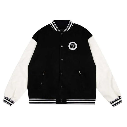 Men's jacket designer letters trendy zipper baseball suit simple and versatile casual college wind jacket spring and autumn women's windbreaker thin jacket