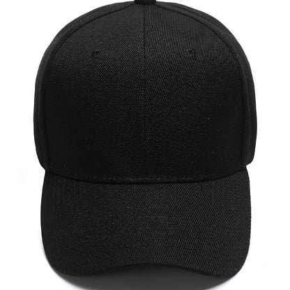 Mens Classic Black Baseball Cap - Minimalist Design with Sunshade Protection - Ideal for Sports, Outdoors, and Gifting
