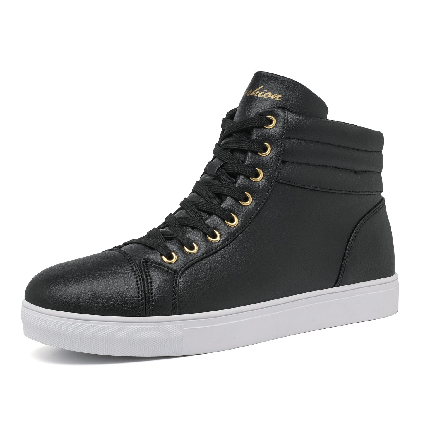 Stylish High-Top Skate Shoes - Skateboarding - Durable, Non-Slip, Comfy Sneakers for Outdoor Walking, Street Skateboarding, Traveling - All Seasons, Breathable, Lightweight, Cushioned Sneakers for Men