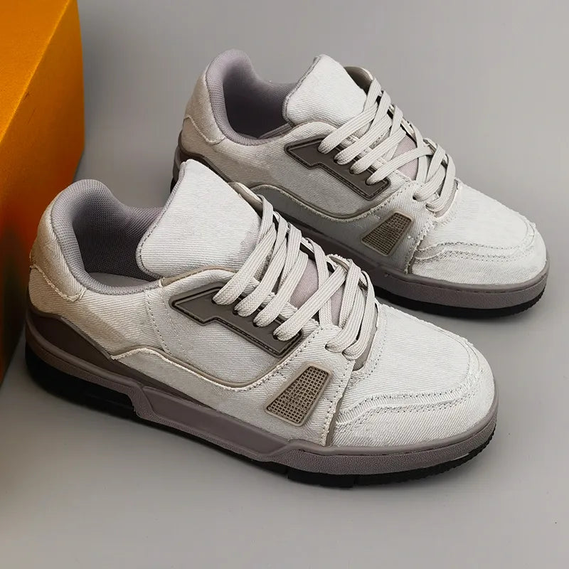 Designer Trainer Sneakers Mens Womens Shoe Casual Shoes Fashion Low Top Shoe Platform Leather Rubber Sloe Outdoor Shoes 36-45