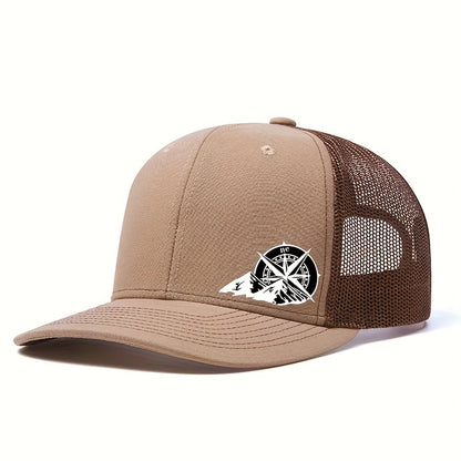 Mens Breathable Mesh Snapback Cap - Ideal for Spring & Summer Sports - Running, Cycling, Outdoor - Durable Trucker Hat for Athletes