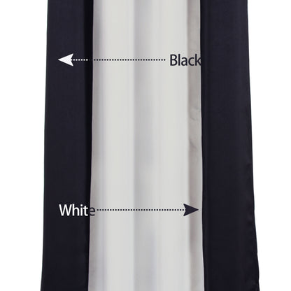 1pc Stylish Double Color Block Blackout Curtains for Living Room and Bedroom - Perfect for Room Decor and Home Decor