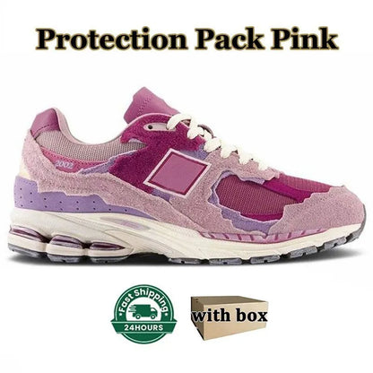 Wood with Sneakers Bricks Box Trainer OG Suede Running Shoes New 9060 Joe Freshgoods Men Women 2002r 1906R Designer Penny Cookie Pink Baby Shower Blue Arctic 960