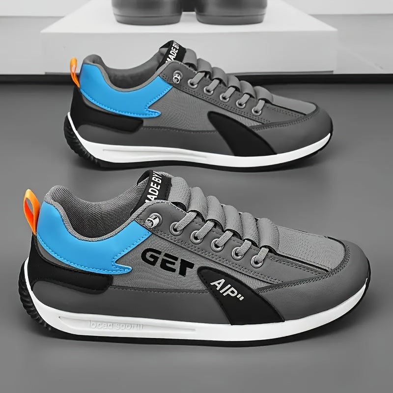 Men's Vintage Old School Style Skate Shoes, Comfy Non Slip Casual Sneakers For Men's Outdoor Activities
