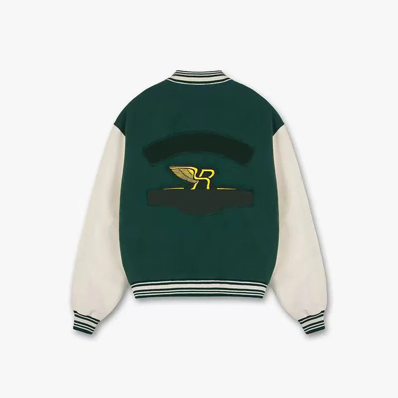 Men's jacket designer letters trendy zipper baseball suit simple and versatile casual college wind jacket spring and autumn women's windbreaker thin jacket