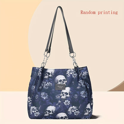 Stylish Plaid Nylon Tote Bag - Trendy Women's Commuter Shoulder Handbag for Work and Daily Life - Durable, Water-Resistant, and Spacious Interior