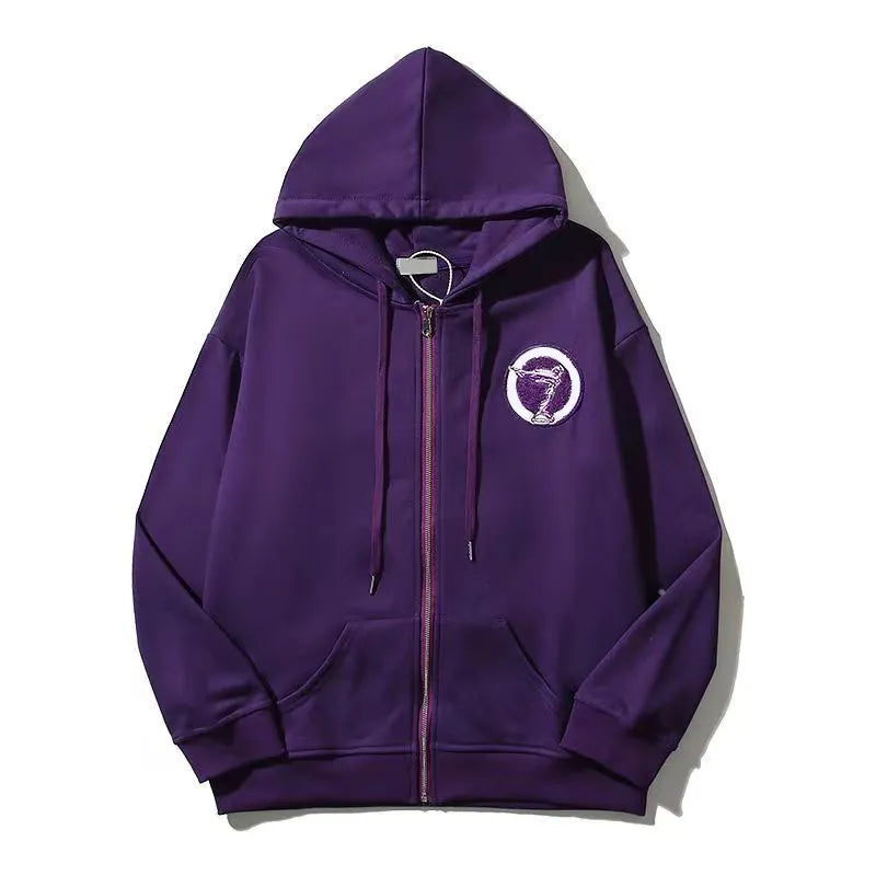 Men's jacket designer letters trendy zipper baseball suit simple and versatile casual college wind jacket spring and autumn women's windbreaker thin jacket
