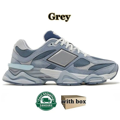 Wood with Sneakers Bricks Box Trainer OG Suede Running Shoes New 9060 Joe Freshgoods Men Women 2002r 1906R Designer Penny Cookie Pink Baby Shower Blue Arctic 960
