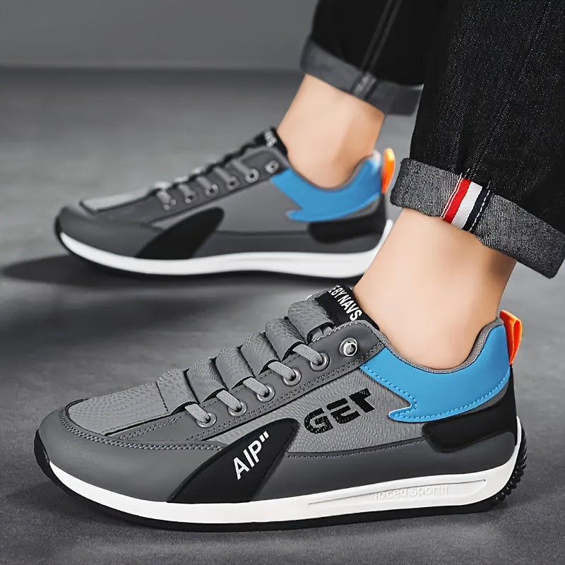 Men's Vintage Old School Style Skate Shoes, Comfy Non Slip Casual Sneakers For Men's Outdoor Activities