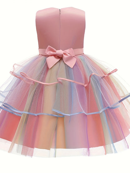 Mystical Unicorn Princess Tutu Dress - Sleeveless, Embroidery, Mesh, Party-Perfect, Performance-Ready Gift for Girls - Dreamy, Whimsical, and Enchanting