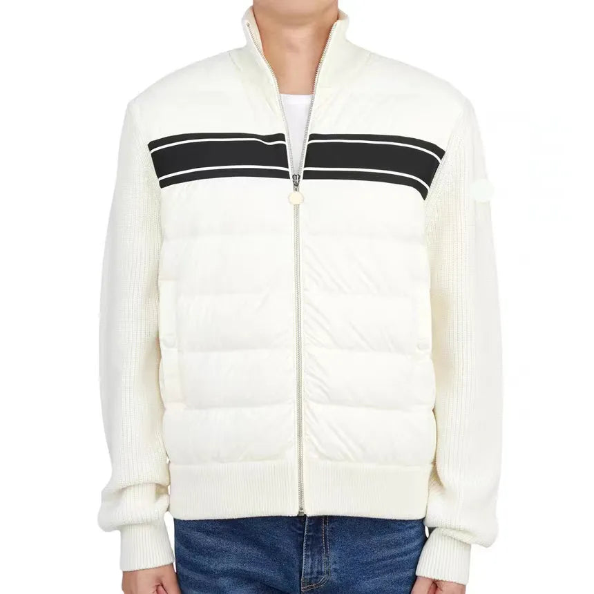 6 styles knitted Stitching mens jacket Brand Designer men knit jackets France Luxury coat AAAA Quality Size M--XXL