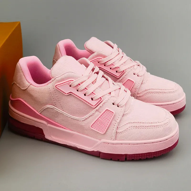 Designer Trainer Sneakers Mens Womens Shoe Casual Shoes Fashion Low Top Shoe Platform Leather Rubber Sloe Outdoor Shoes 36-45