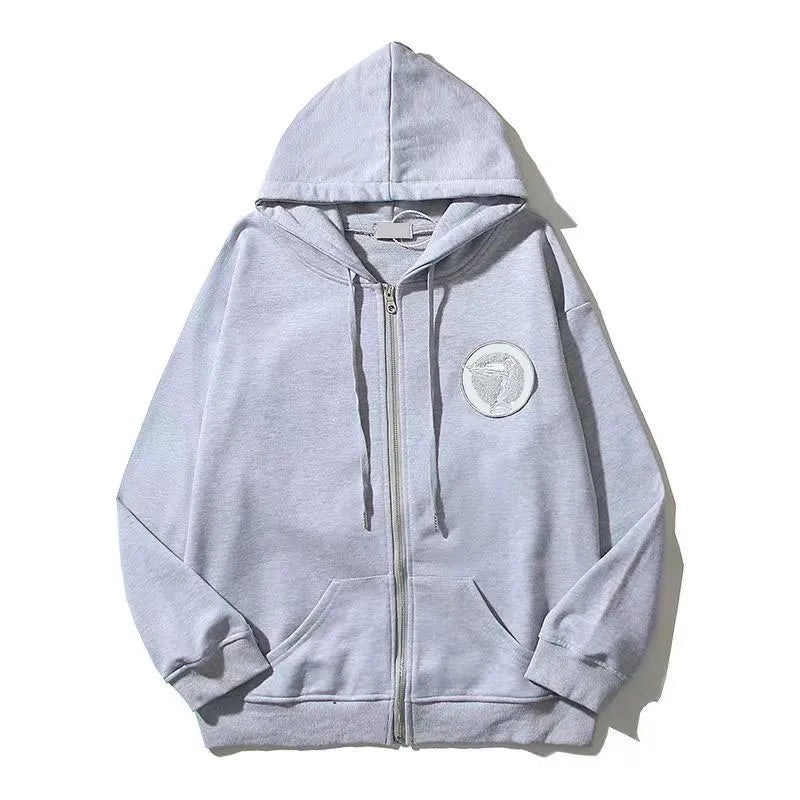 Men's jacket designer letters trendy zipper baseball suit simple and versatile casual college wind jacket spring and autumn women's windbreaker thin jacket