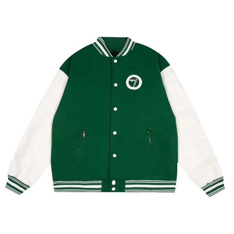Men's jacket designer letters trendy zipper baseball suit simple and versatile casual college wind jacket spring and autumn women's windbreaker thin jacket