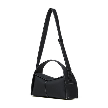 LOVECCR 2025 Autumn and winter new first-layer cowhide removable portable diagonal span hanging ear series eave bag single shoulder crossbody genuine leather women's bag