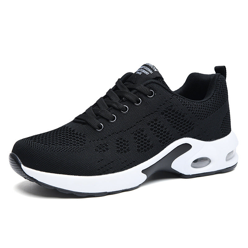 loveccr Cross-Border Four Seasons Mesh Breathable Fashionable Sports Ultra-Light Women's Shoes Fashionable Flying Woven Casual Running Shoes Jinjiang Cold Sticky