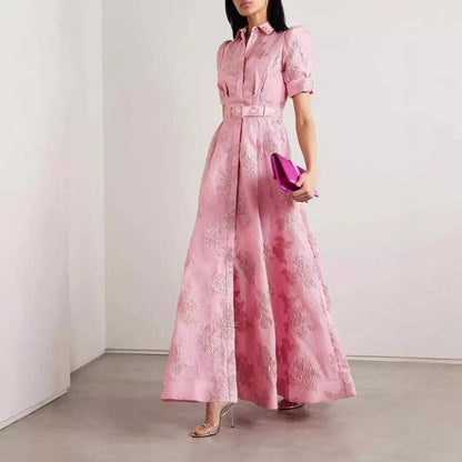 2025 elegant dress  summer independent station new retro temperament fashion slim dress