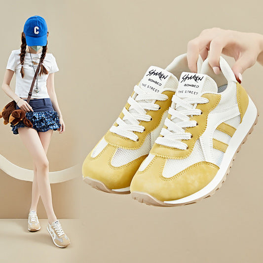 ins tide Korean version of the new Forrest Gump shoes for women  summer student sports breathable leisure thick sole height increase HL8831