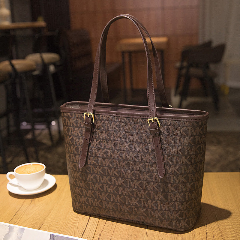 2025 Handbag  retro women's bag large-capacity women's bag popular trendy fashion one-shoulder messenger mother bag