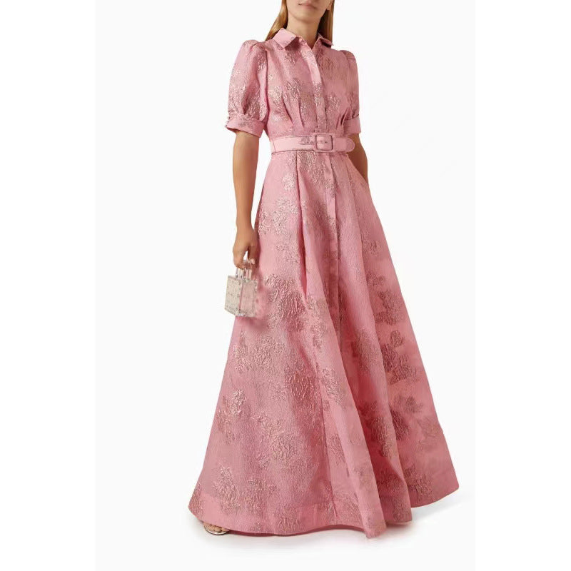 Cross-border 2025  elegant dress 2025 summer independent station new retro temperament fashion slim dress