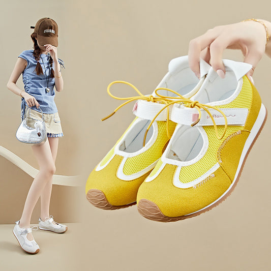 ins Korean version hollow German training shoes women's  summer mesh breathable new student running sports casual shoes Y05