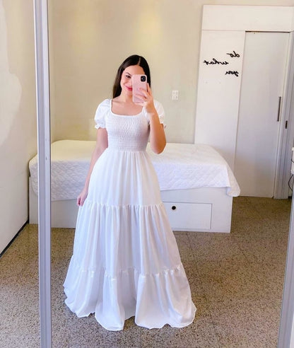 New new spring and summer  women's clothing dress one-word shoulder floral off-the-shoulder long color fairy skirt