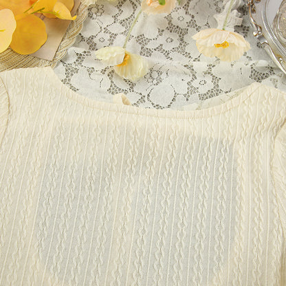 LOVECCR 2025 spring new fashionable sexy nightgown sexy backless knitted women's pajamas skin-friendly wholesale loungewear