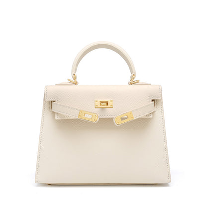 2025 Genuine leather Kelly women's bag  new versatile fashion cowhide shoulder messenger bag mini small bag