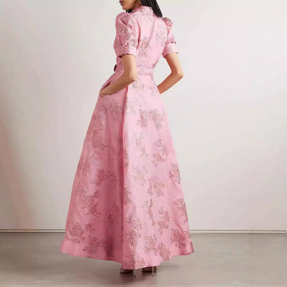 2025 elegant dress  summer independent station new retro temperament fashion slim dress