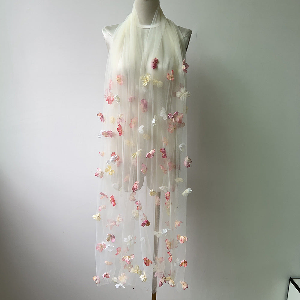 LOVERCCR  In Stock Super Fairy Three-Dimensional Flower Sling Dress Gentle and Beautiful Holiday Wedding Morning Gowns Dress