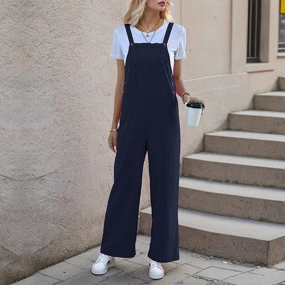 LOVECCR Temu new simple casual overalls 2025 2025 trade women's pants New summer versatile overalls