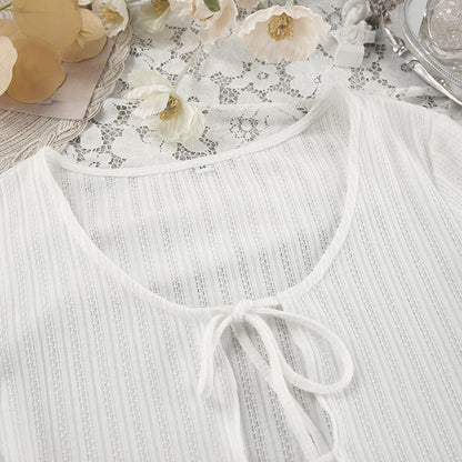 LOVECCR 2025 new knitted cardigan long-sleeved trousers loungewear summer women's casual and comfortable pajamas can be wholesale