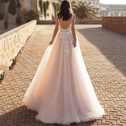 New summer new  women's clothing sexy lace dress sleeveless deep V-neck wedding embroidery, long dress