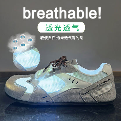ins Korean version of the new lightweight German training little white shoes for women  summer mesh breathable student flat bottom casual F128