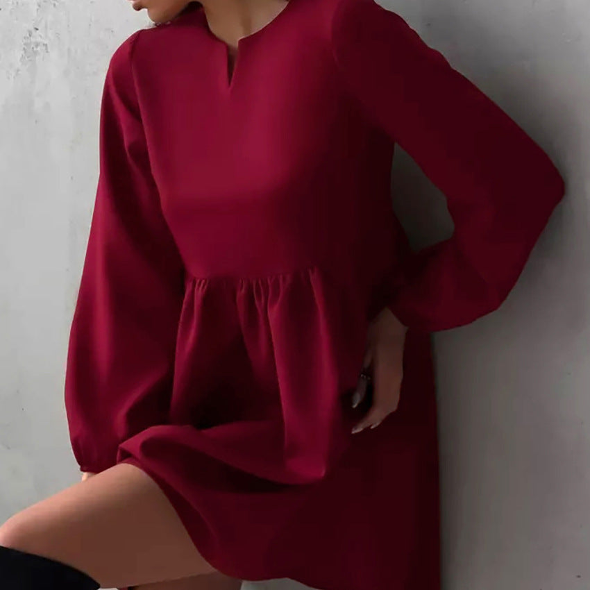 LOVECCR 2025 Popular,   spring pajamas long-sleeved zipper pajamas simple  can be worn outside warm plain weave women's loungewear