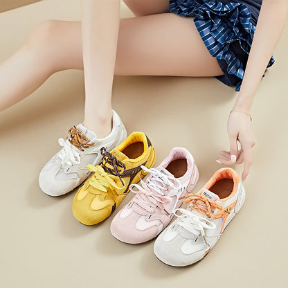 ins Korean version of the new lightweight German training little white shoes for women  summer mesh breathable student flat bottom casual F128