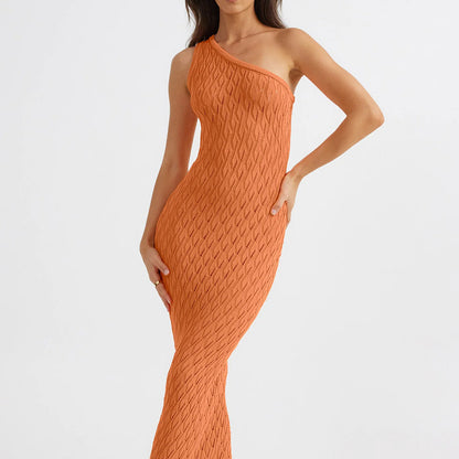 New Popular trade summer new women's clothing sexy spice girls hollow knitted dress stacked long blouse women