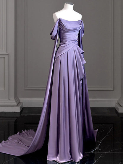 LOVERCCR  Style Tube Top off-Shoulder Dress Bridal Wedding Morning Gowns Design Sense Niche Sexy Long Mop Evening Dress